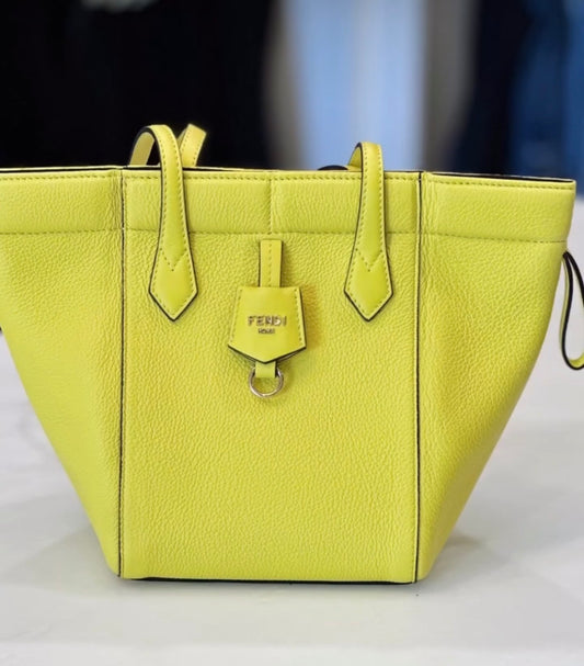 Fendi Origami Tote Leather Mini