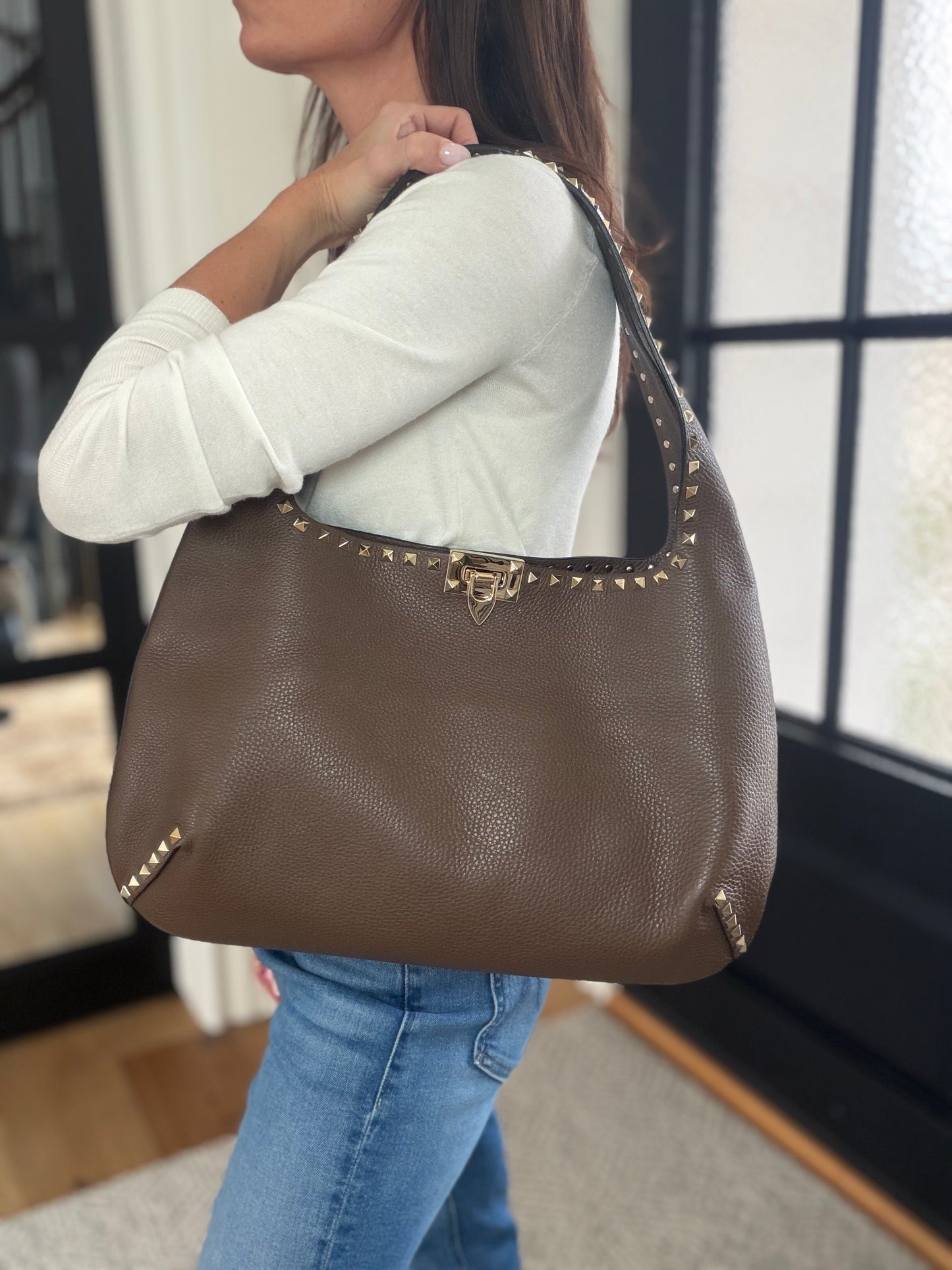 Valentino rockstud hobo