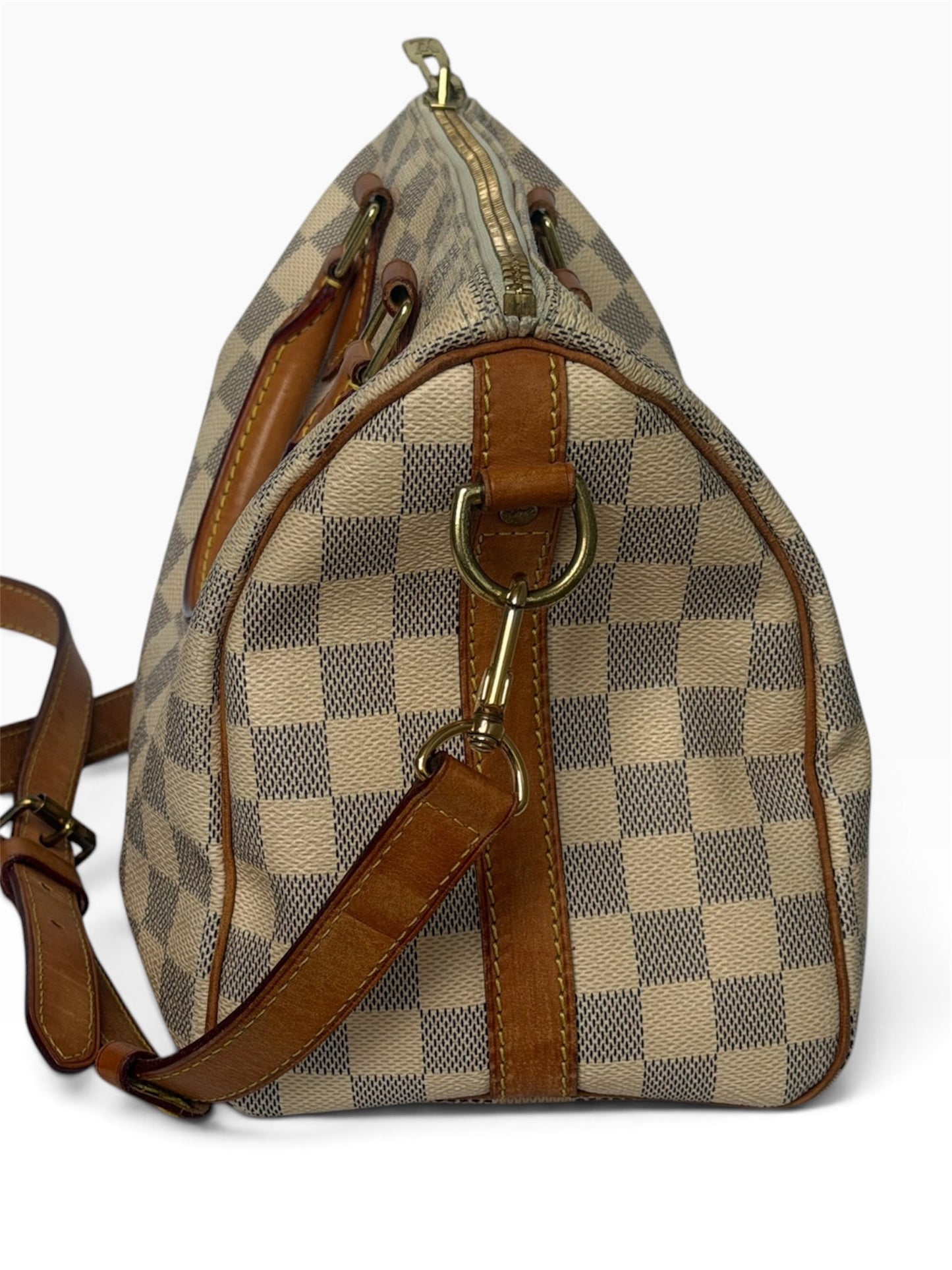 Louis Vuitton Speedy Bandoulière Damier Azur Bag | Pre-Owned