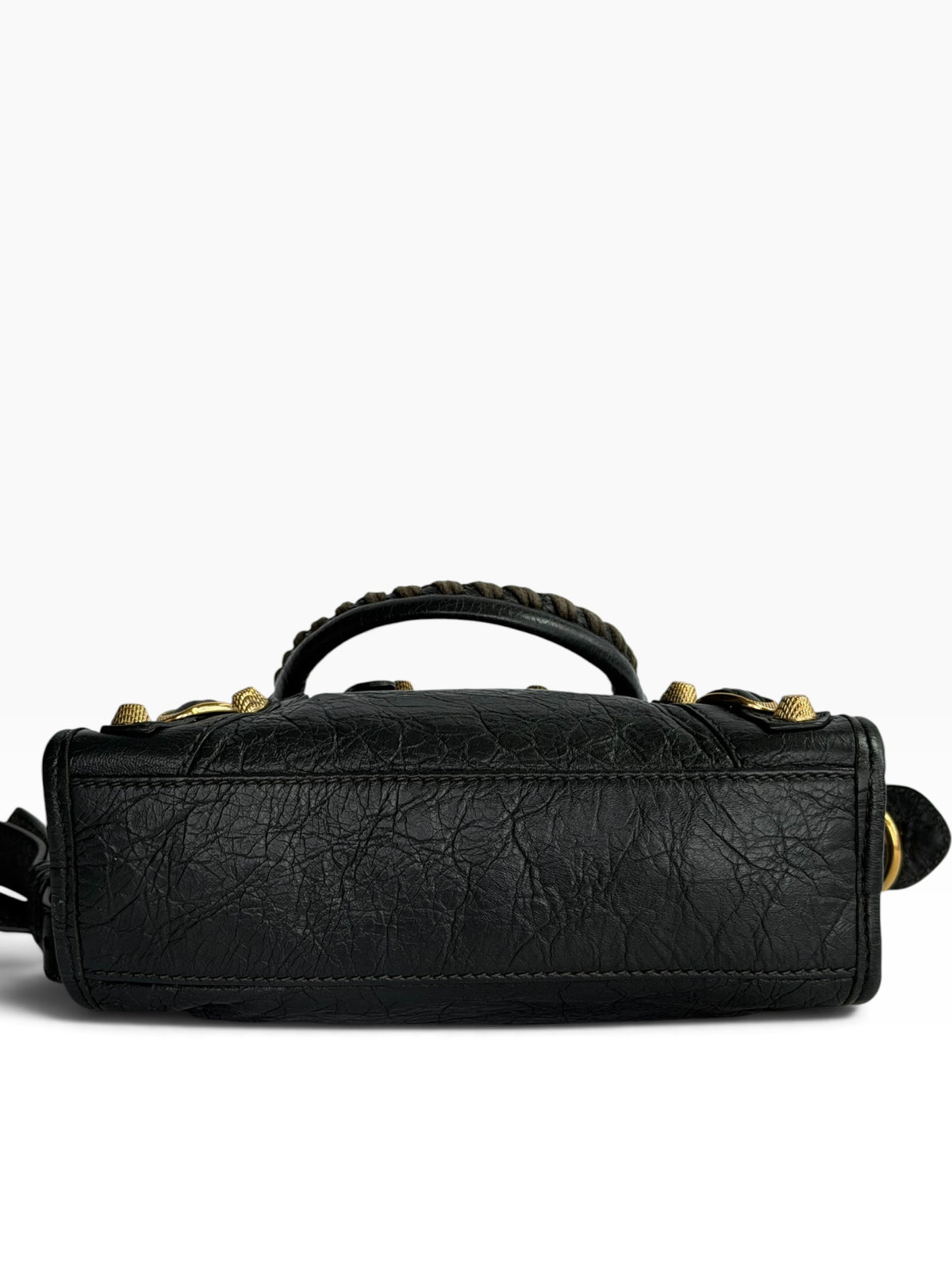 Balenciaga Giant Mini City Black Leather Bag | Pre-Owned