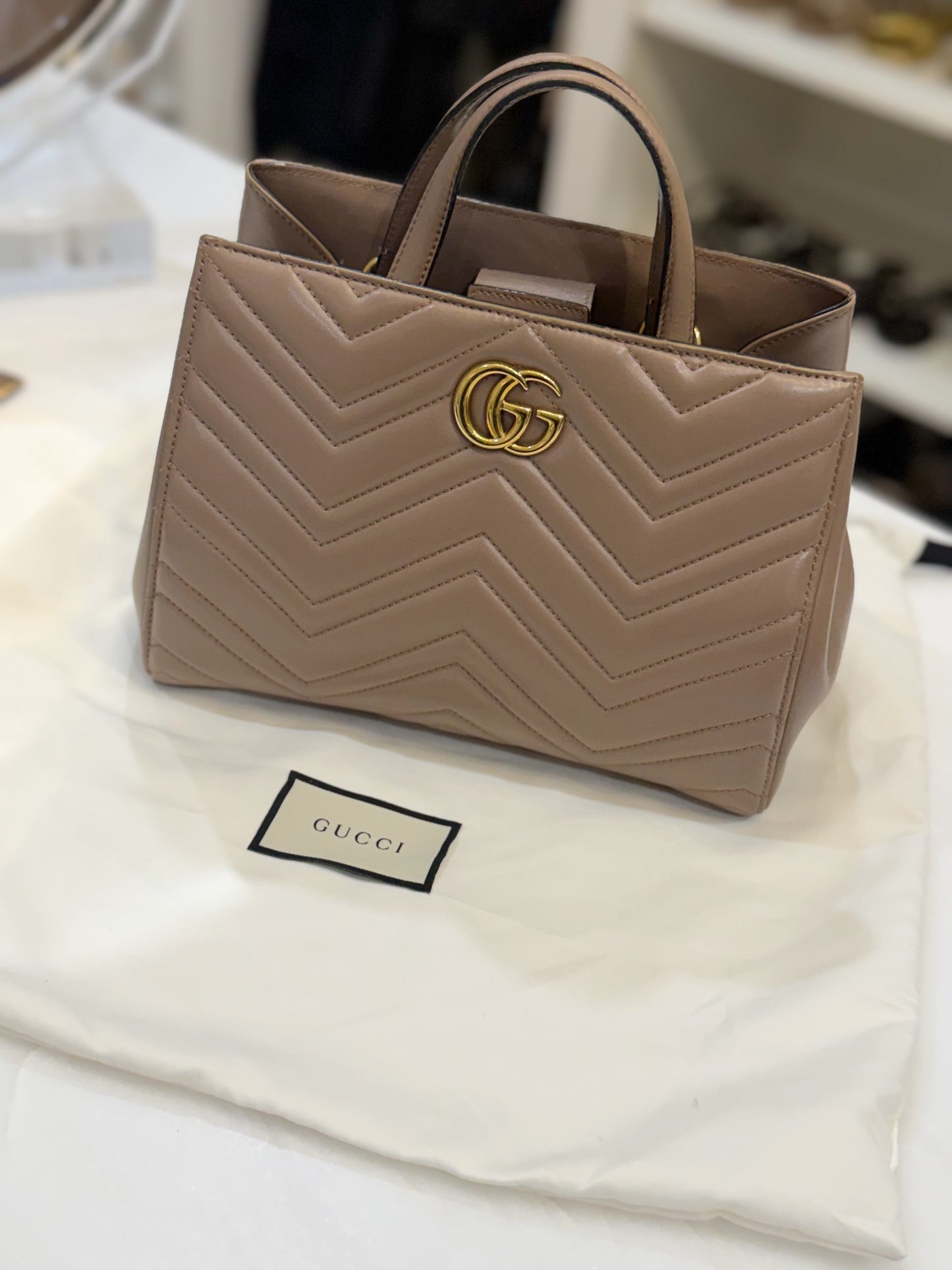 Gucci Marmont Tote Matelasse - small
