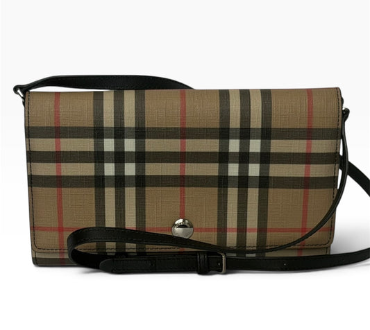 Burberry Check Crossbody Bag | Pre-Owned