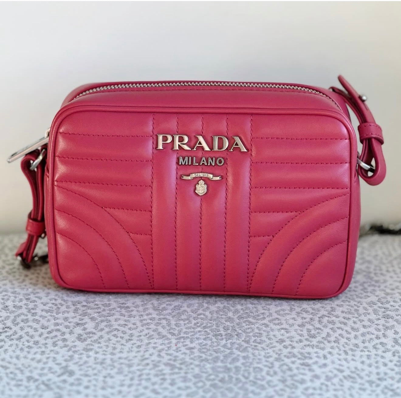 Prada Camera Bag Quilted Leather Mini