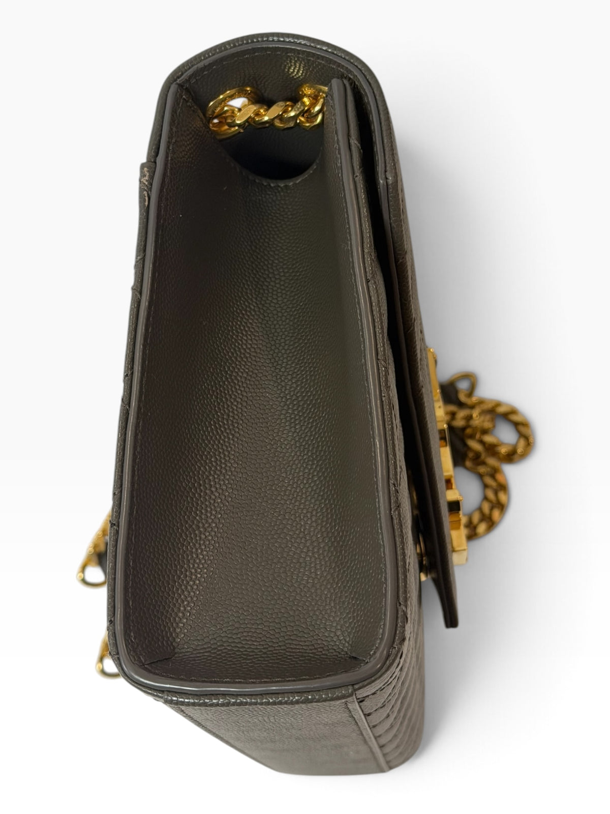 Saint Laurent YSL Black Quilted Leather Shoulder Bag | Pre-Owned