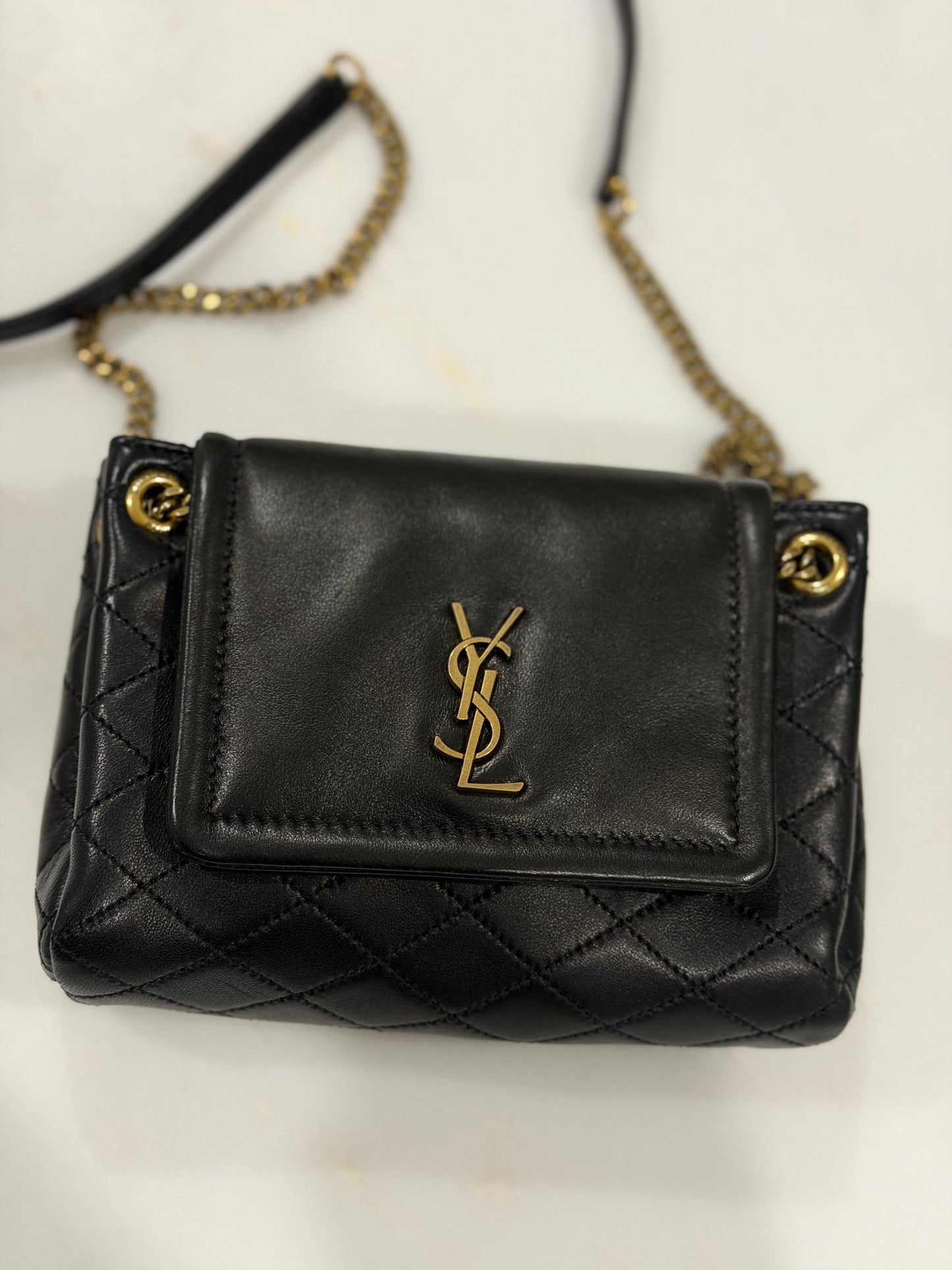 YSL mini nolita black