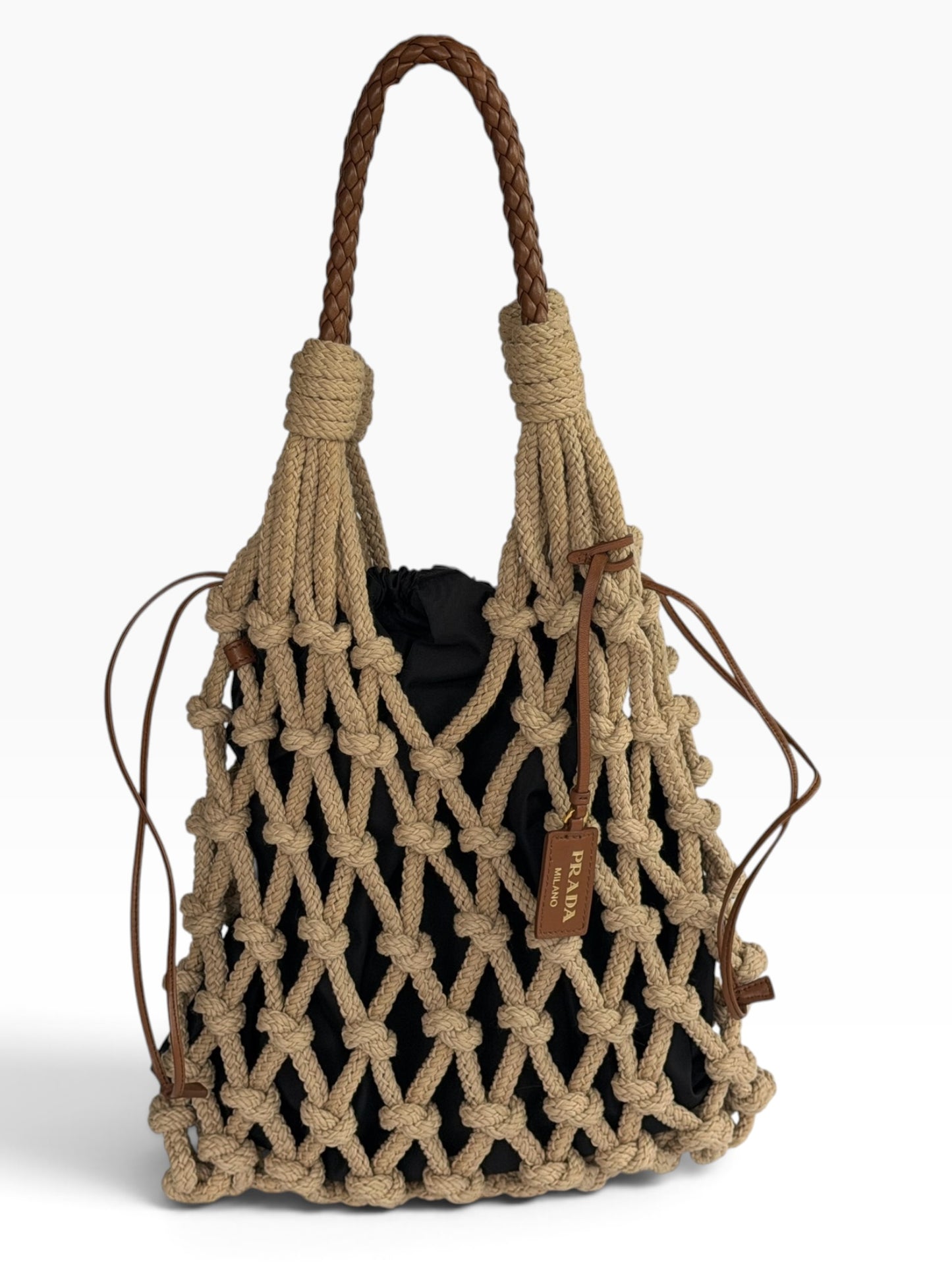 Prada Woven Shoulder Bag | Pre-Owned