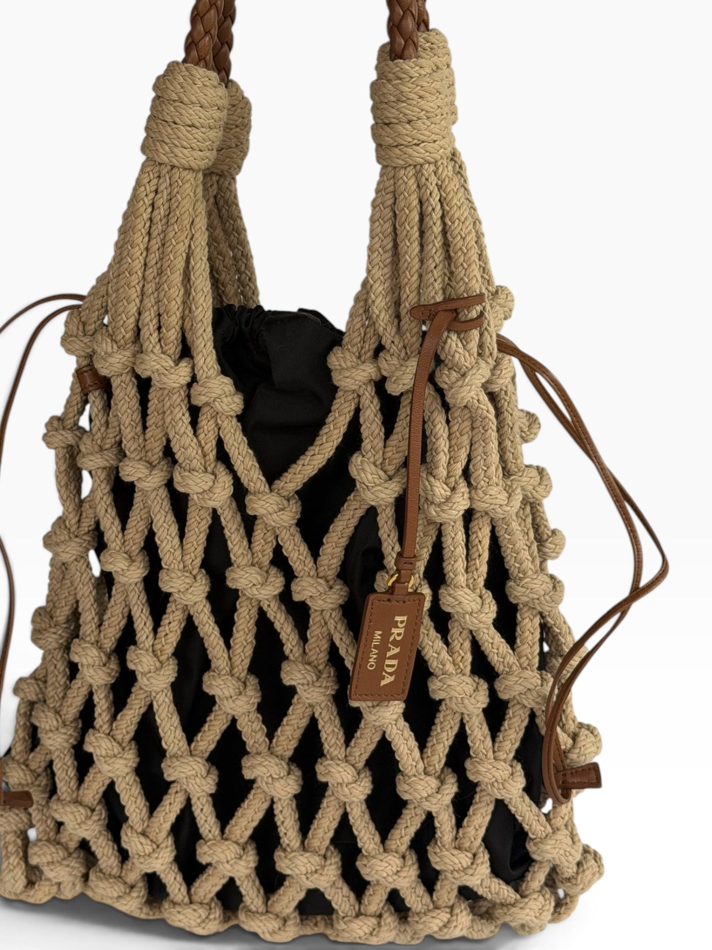Prada Woven Shoulder Bag | Pre-Owned
