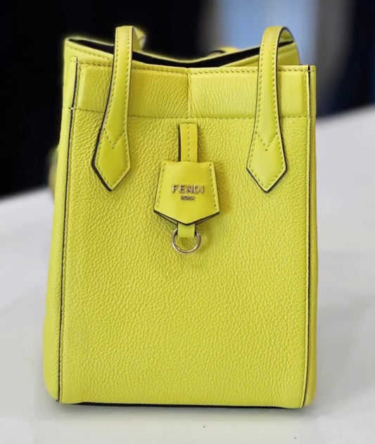 Fendi Origami Tote Leather Mini