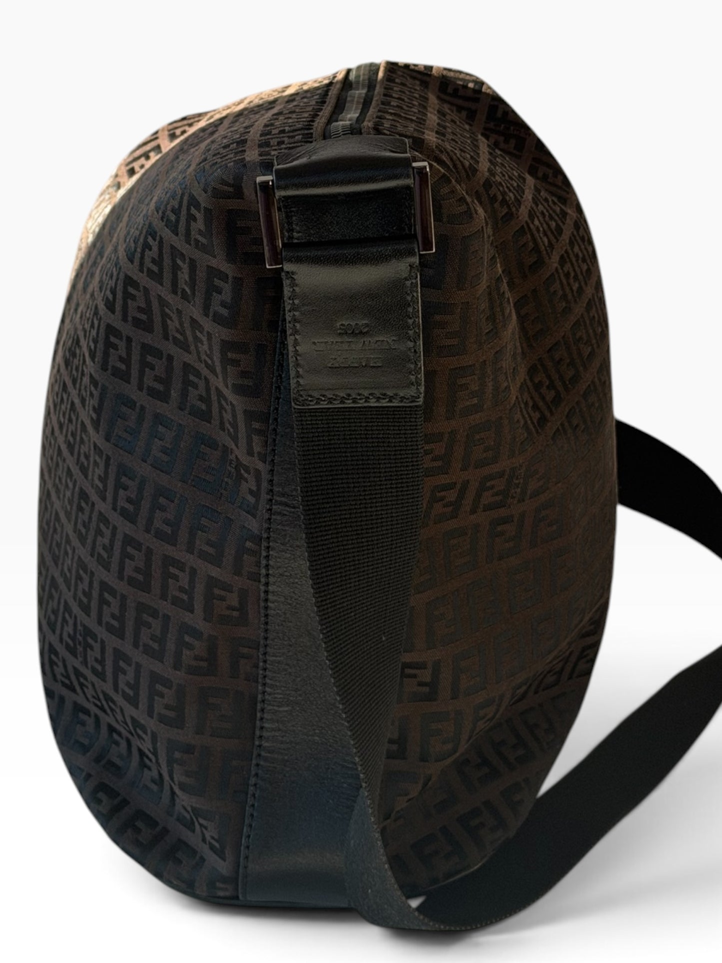 Fendi Zucca Brown Monogram Shoulder Bag | Pre-Owned