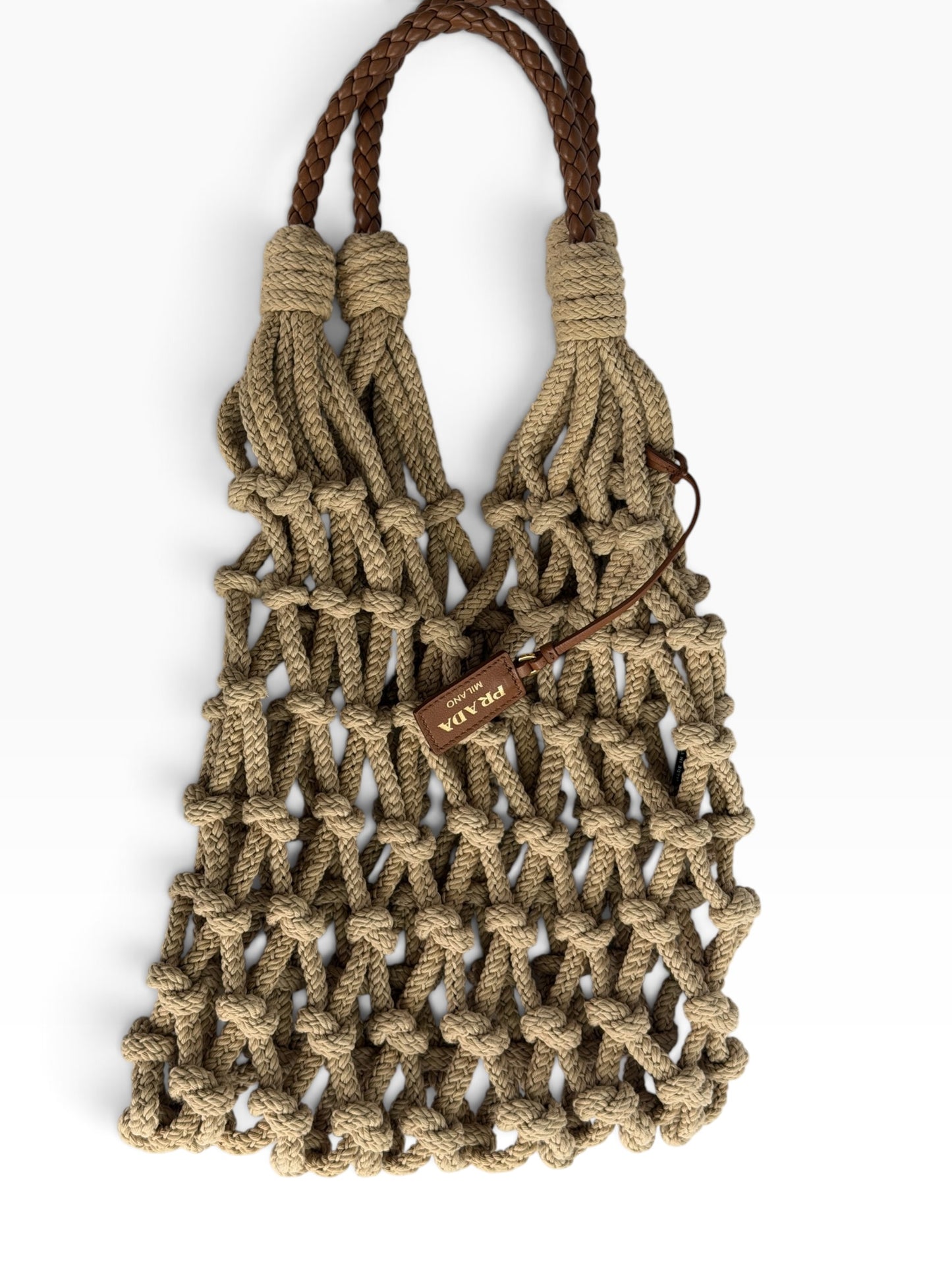 Prada Woven Shoulder Bag | Pre-Owned