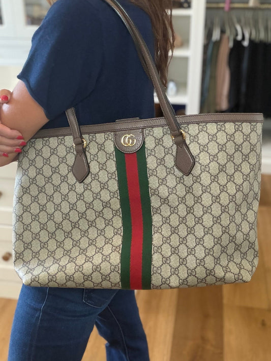 Gucci Ophidia Tote Bag | Pre-Owned