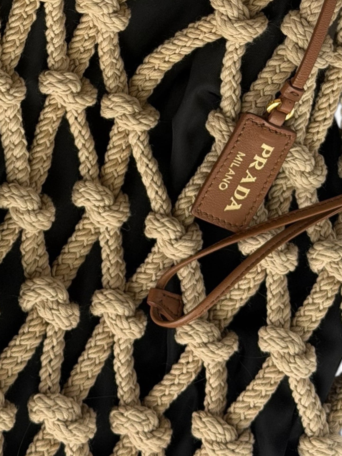 Prada Woven Shoulder Bag | Pre-Owned