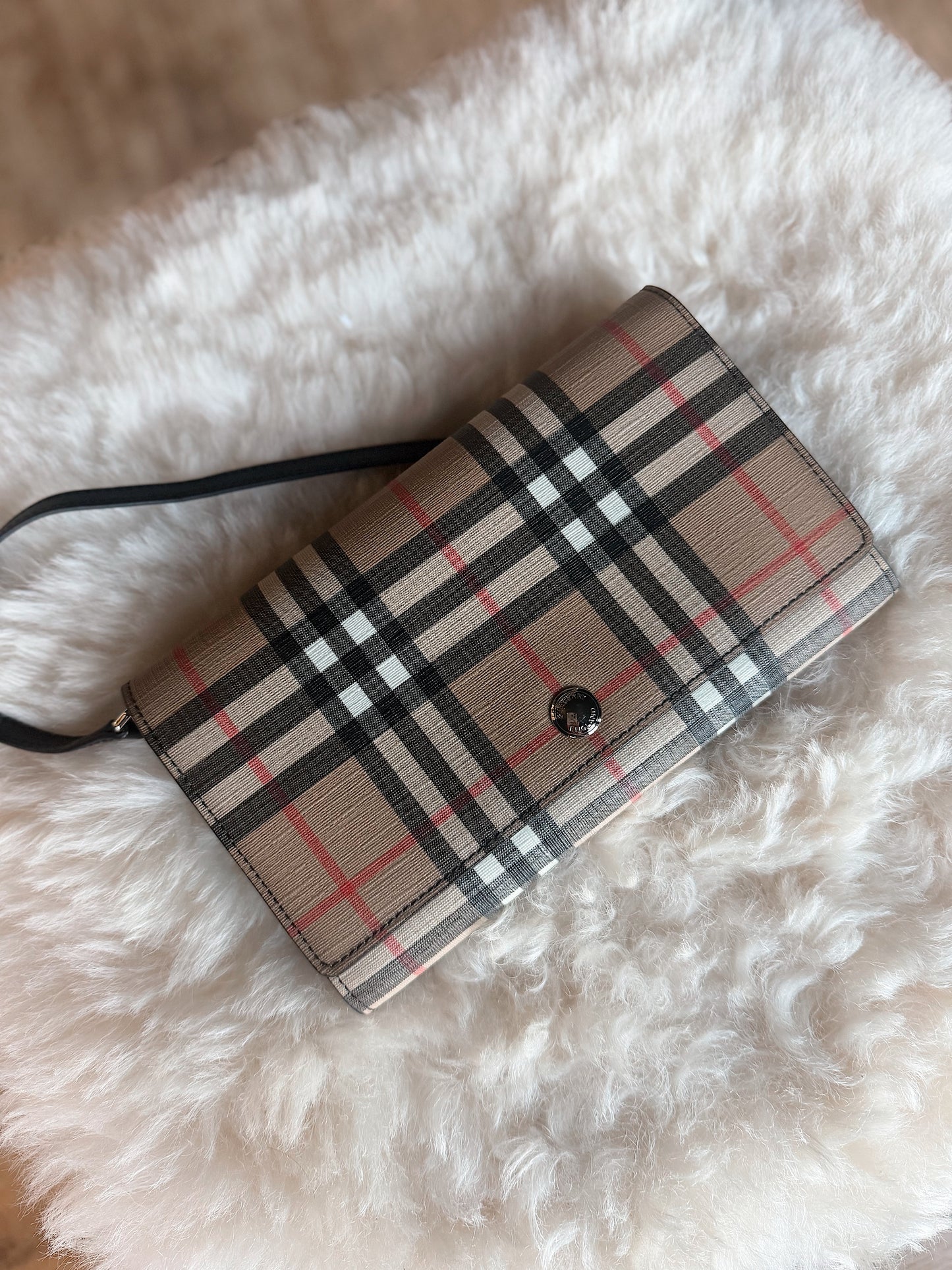 Burberry Check Crossbody Bag | Pre-Owned