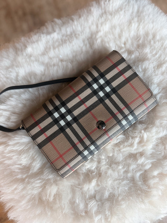 Burberry Check Crossbody Bag | Pre-Owned