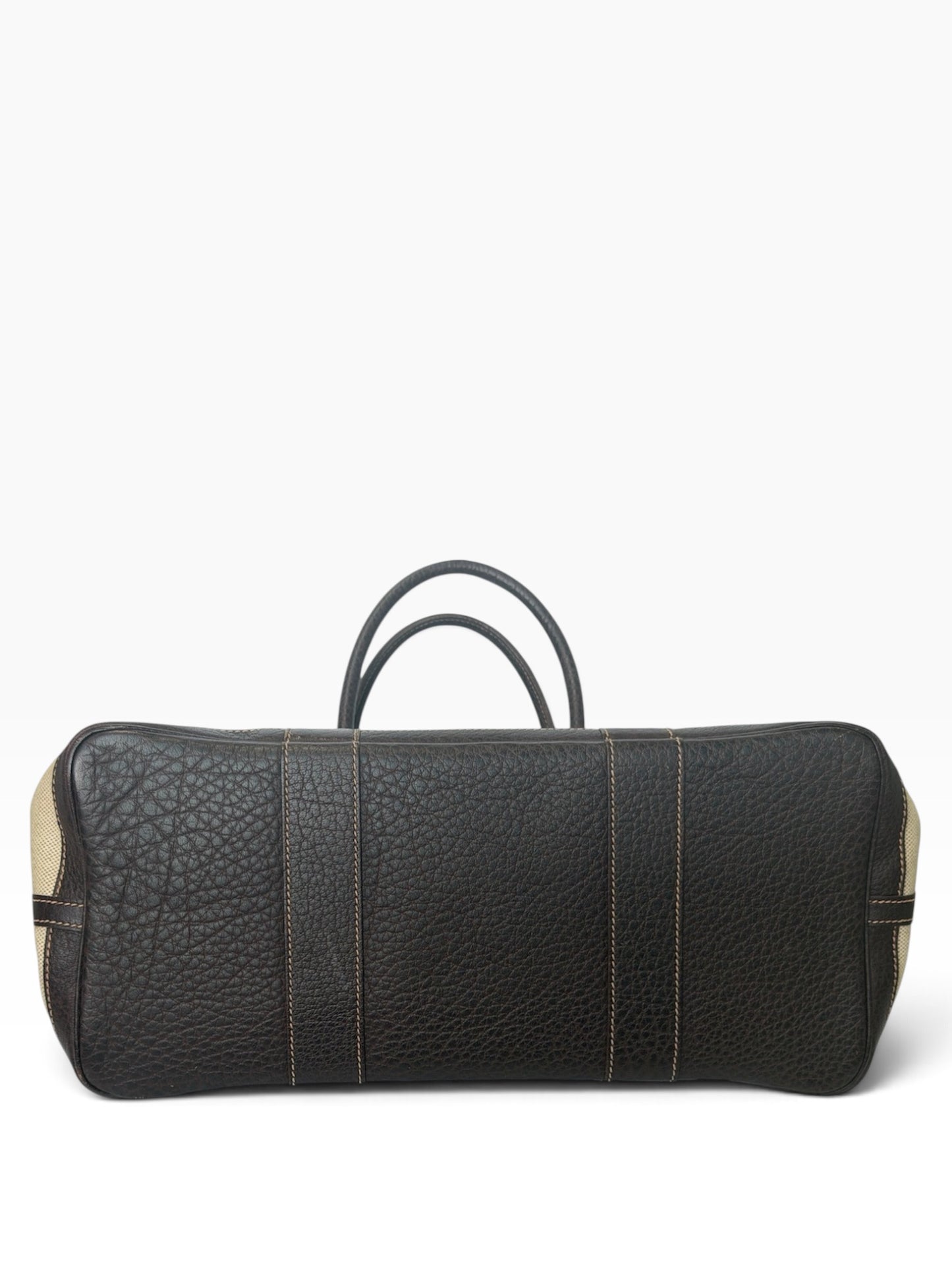 Hermès Garden Party Canvas & Leather Tote Bag | Pre-Owned